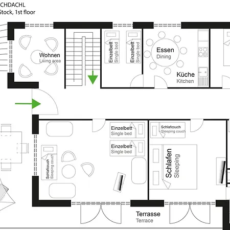 Appartement Greier Telfes im Stubai